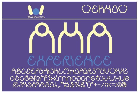 Aha Experience: A Unique Display Font for Creative Layouts
