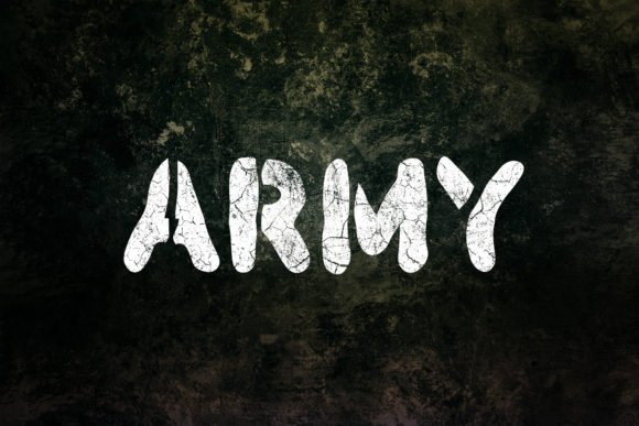 Army Font: An Assertive Display Typeface for Branding