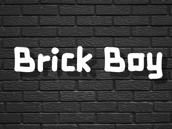 Brick Boy: A Robotic Display Font for Modern Web Design