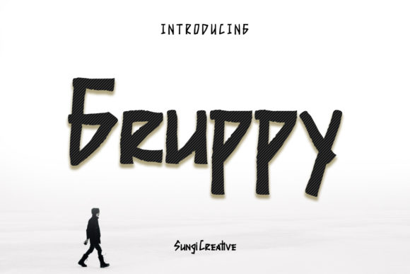 Bringing Playful Charm to Your Brand with the Gruppy Font