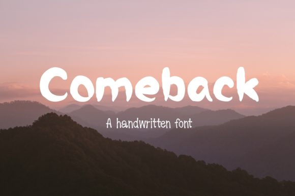 Comeback Font: An Expert Review for Branding Projects