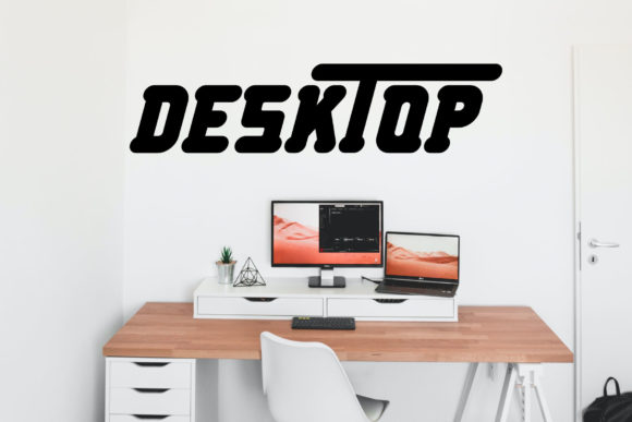 Desktop: The Distinctive Display Font for Creative Products