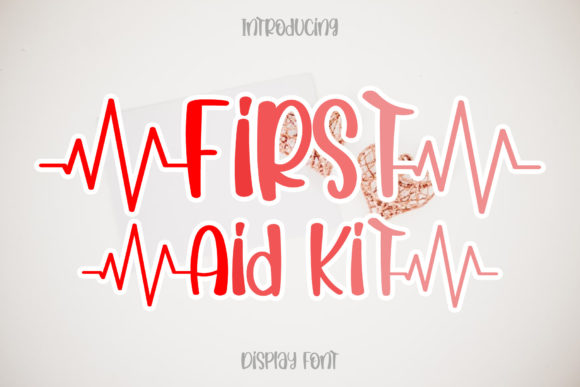 First Aid Kit Font: A Creative Display Typeface for Campaigns