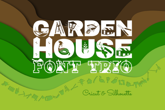 Garden House Trio Font for Digital Designers