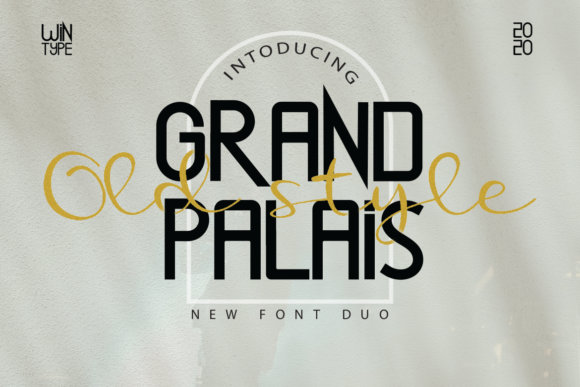 Grand Palais Old Style: A Display Font for Beautiful Branding