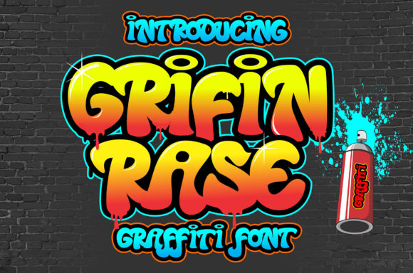 Griffin Rase: A Graffiti Display Font for Bold Editorial Projects