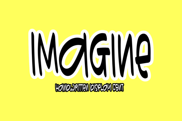 Imagine: A Bold Elegant Display Font for Makers