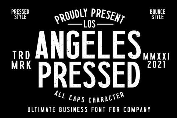 Los Angeles Press: A Vintage Display Font for Modern Brands