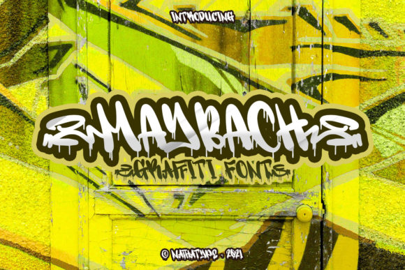 Maybach: A Graffiti-Inspired Font for Bold Branding