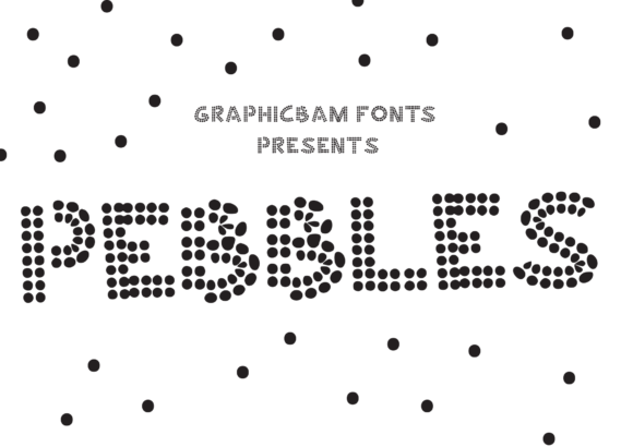 Pebbles: A Dot-Based Display Font for Editorial Design
