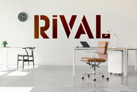 Rival Font: A Bold and Geometric Typeface for Business Branding