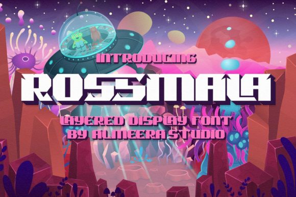 Rossmala: A Bold Robotic Display Font for Makers
