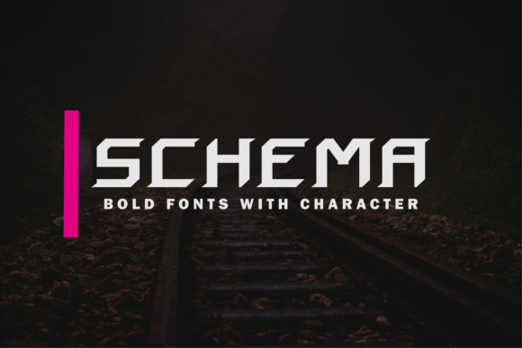 Schema: A Bold Display Font for Crafters and Creators