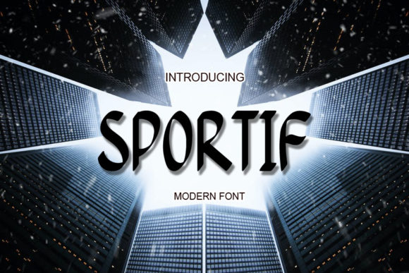 Sportif Font: A Modern Display Typeface for Creative Makers