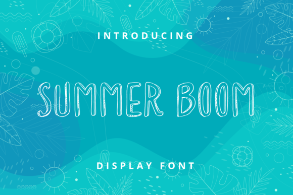 Summer Boom Font: A Cool Display Typeface for Branding