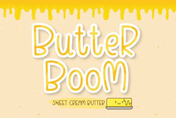 The Butter Boom Display Font for Business Branding