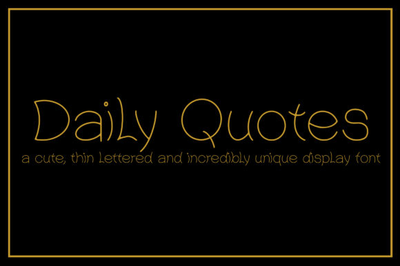 The Daily Quotes Font for Professional Brand Identity