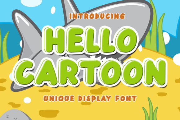 The Hello Cartoon Font for Marketing Visuals