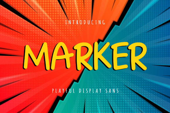 The Lovely Typographic Touch of Marker Font