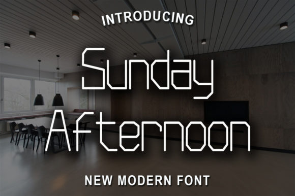 The Sunday Afternoon Font: Editorial Focus for Clean Publications