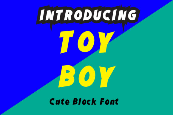 Toy Boy Font for Small Business Branding