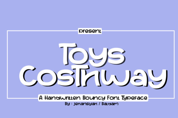 Toys Costhway: A Display Font for a Lovely Online Brand