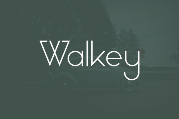 Walkey: The Modern Display Font for Elegant Branding