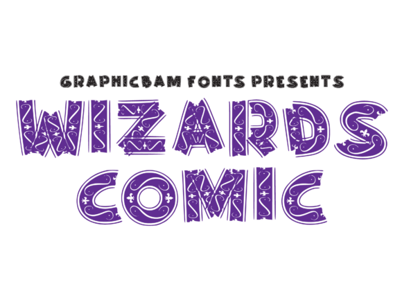 Wizards Comic Font for Crafters and Creative Product Design