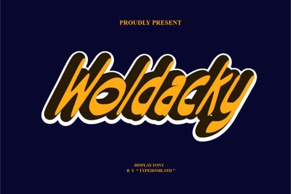 Woldacky: A Fierce and Authentic Display Font for Business Branding